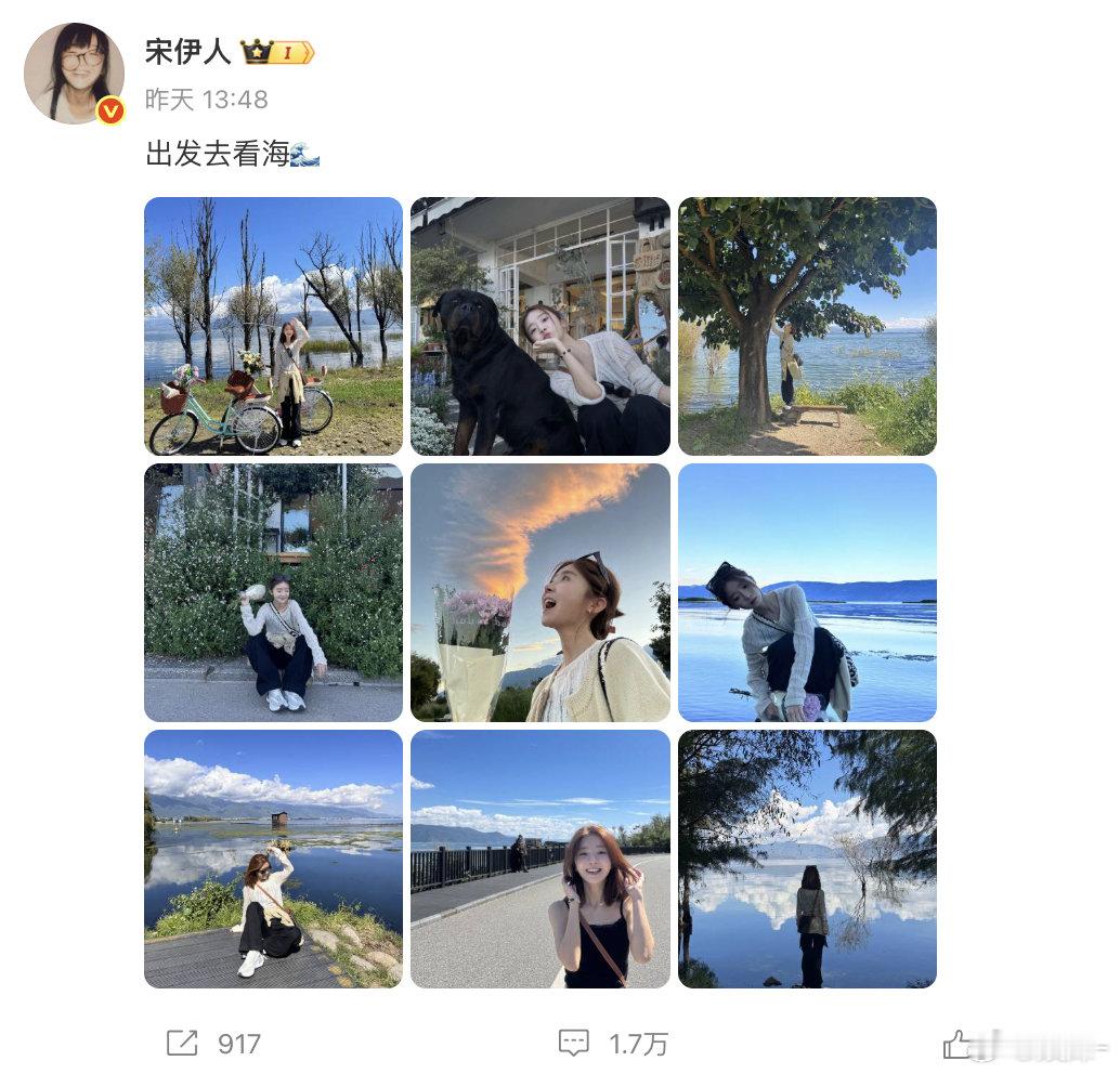 宋伊人更新动态评论完全没法看！怎么不关评太恐怖了​​​