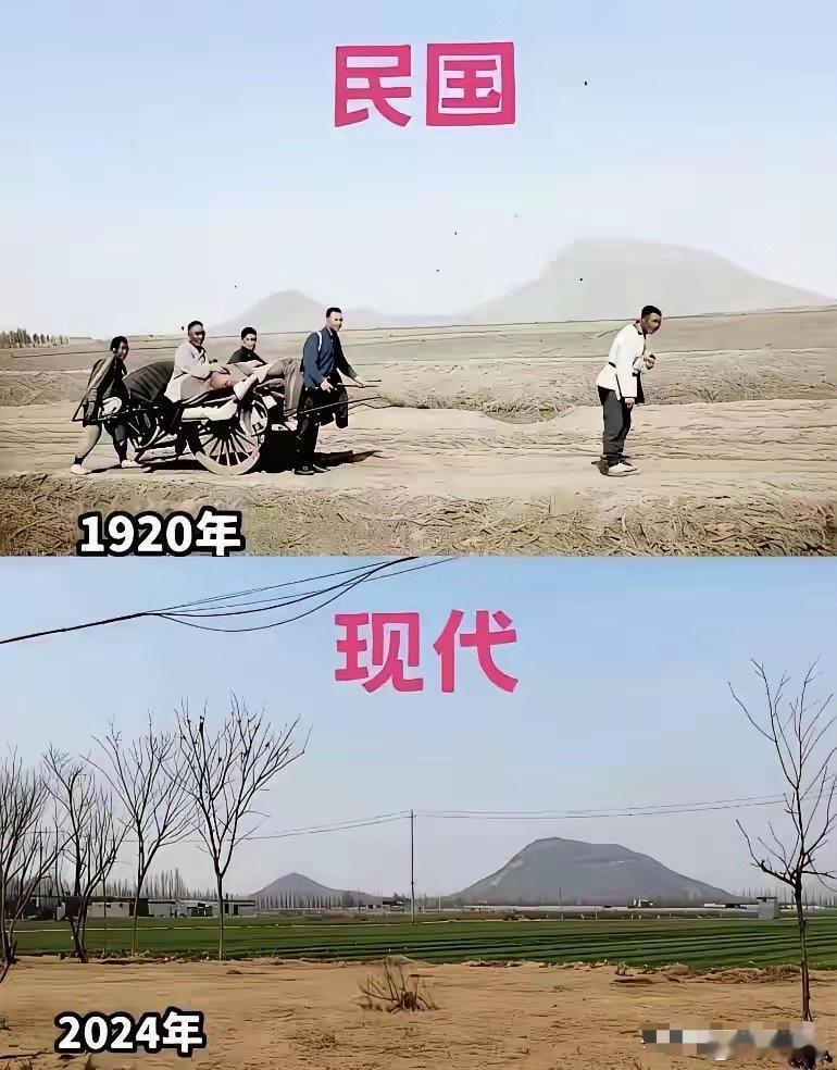 100年前，地里怎么都没有庄稼呀？