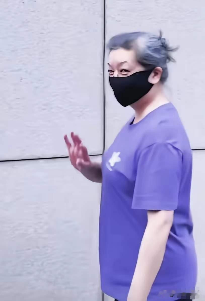看到曾经的偶像江珊，怎么老成这样。头发也白了，身材也肿了，背也厚了，腰杆也粗了。
