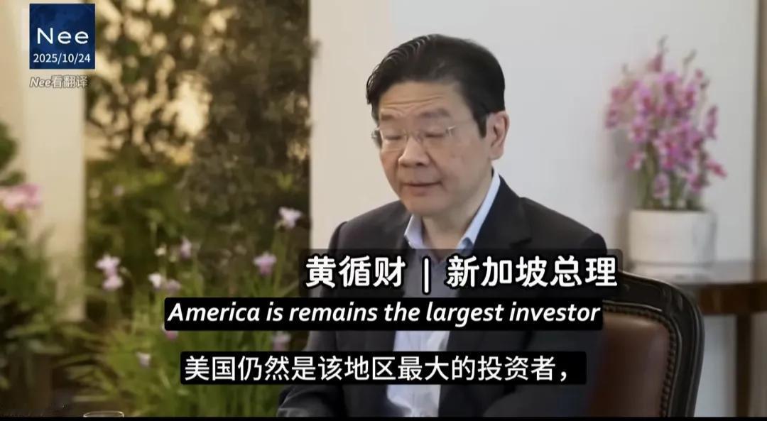 新加坡总理黄循财说,”东南亚的最大金主仍是美国,不是中国。”这个我不和他计较,他