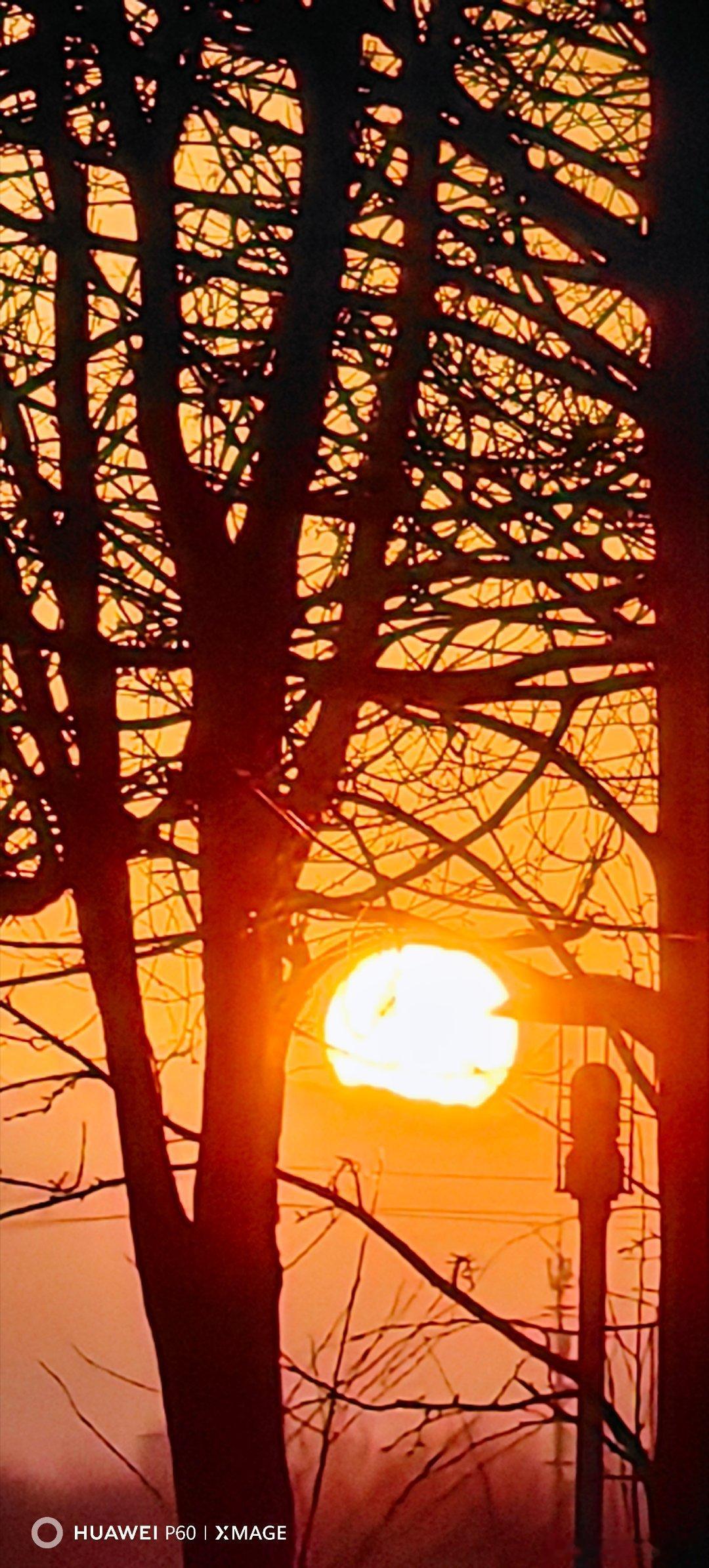 同样的落日，不一样的黄昏。夕阳夕阳之约北京市