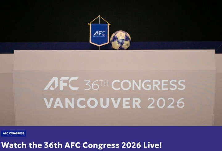 4月28日讯亚足联官方消息，第36届亚足联大会将于北京时间明日凌晨1点在加拿大