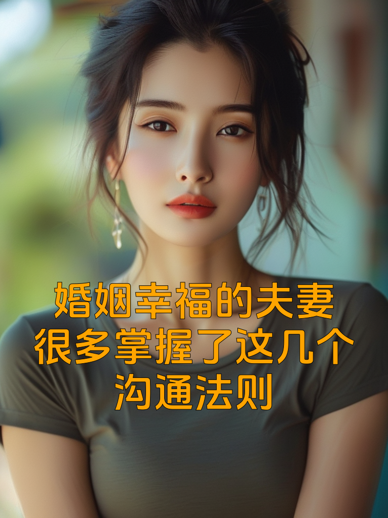 婚姻幸福的夫妻，很多掌握了这几个沟通法则