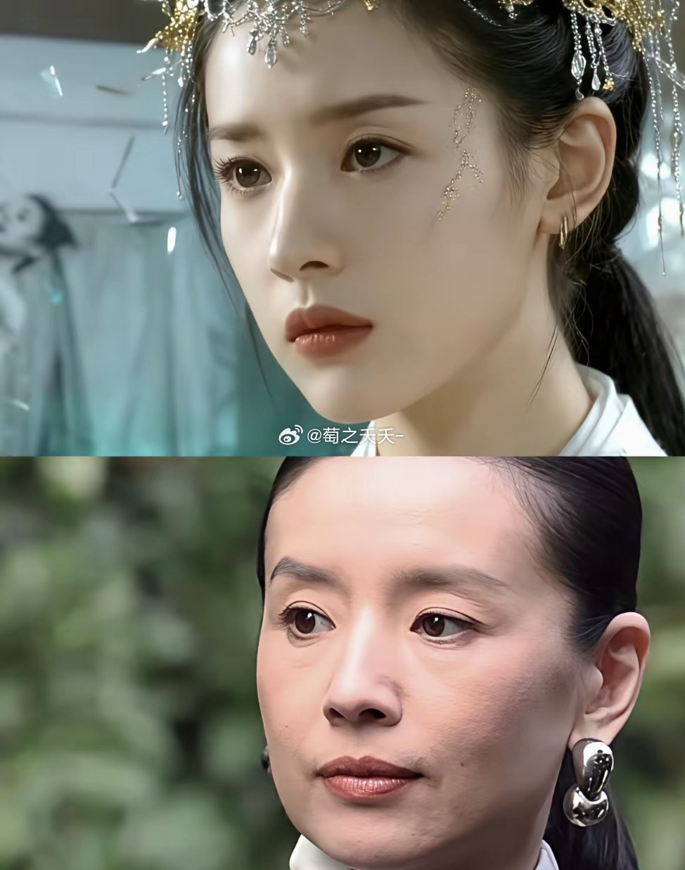 老了嘴唇真会变薄吗？这也太直观了…不管男女，不管保养的怎么样嘴唇不光薄了，还瘪了