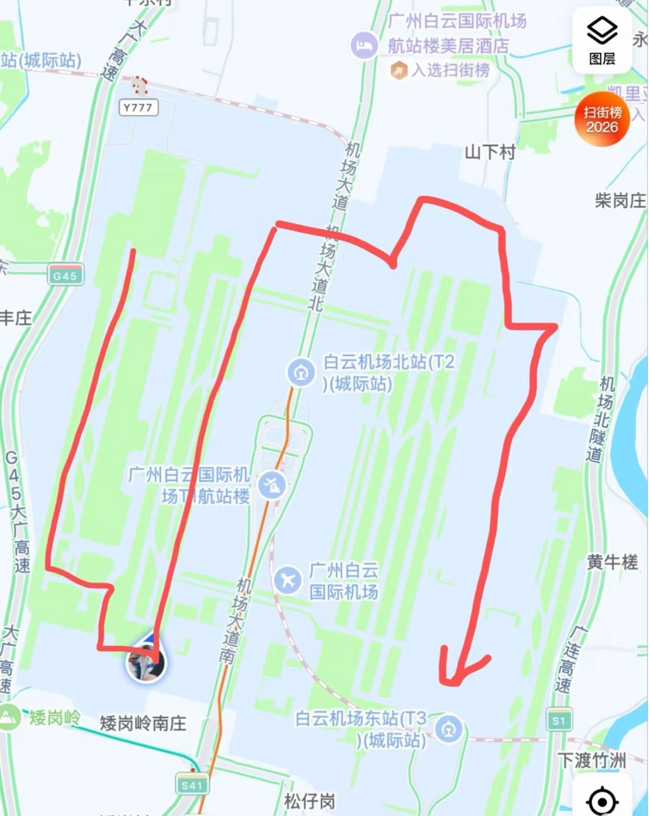 有没有人想骂一下白云机场落地后的滑行啊[哭哭][哭哭][哭哭][哭哭]十点落地