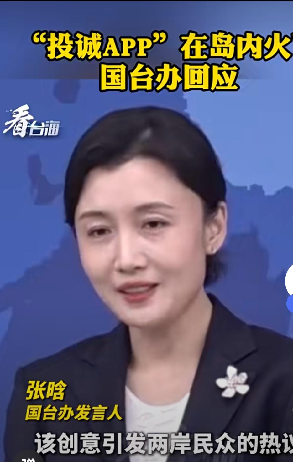“台湾投诚APP”为何火爆两岸？国台办发言人都出来回应了，它有投入应用的可能性。