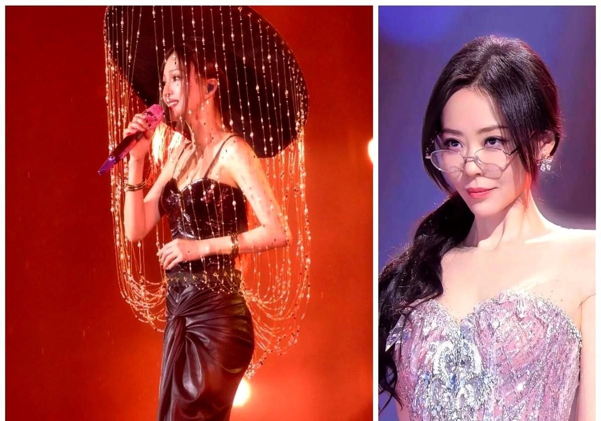张韶涵的舞台造型玄学发现一个娱乐圈挺有意思的现象只要有女歌手和张韶涵同台比造