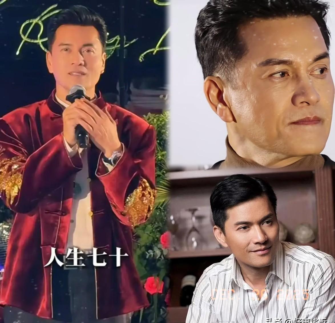 70岁寿宴迎宾时，宾客愣住：这寿星怎么像他儿子？吕良伟生理年龄停在39岁。他