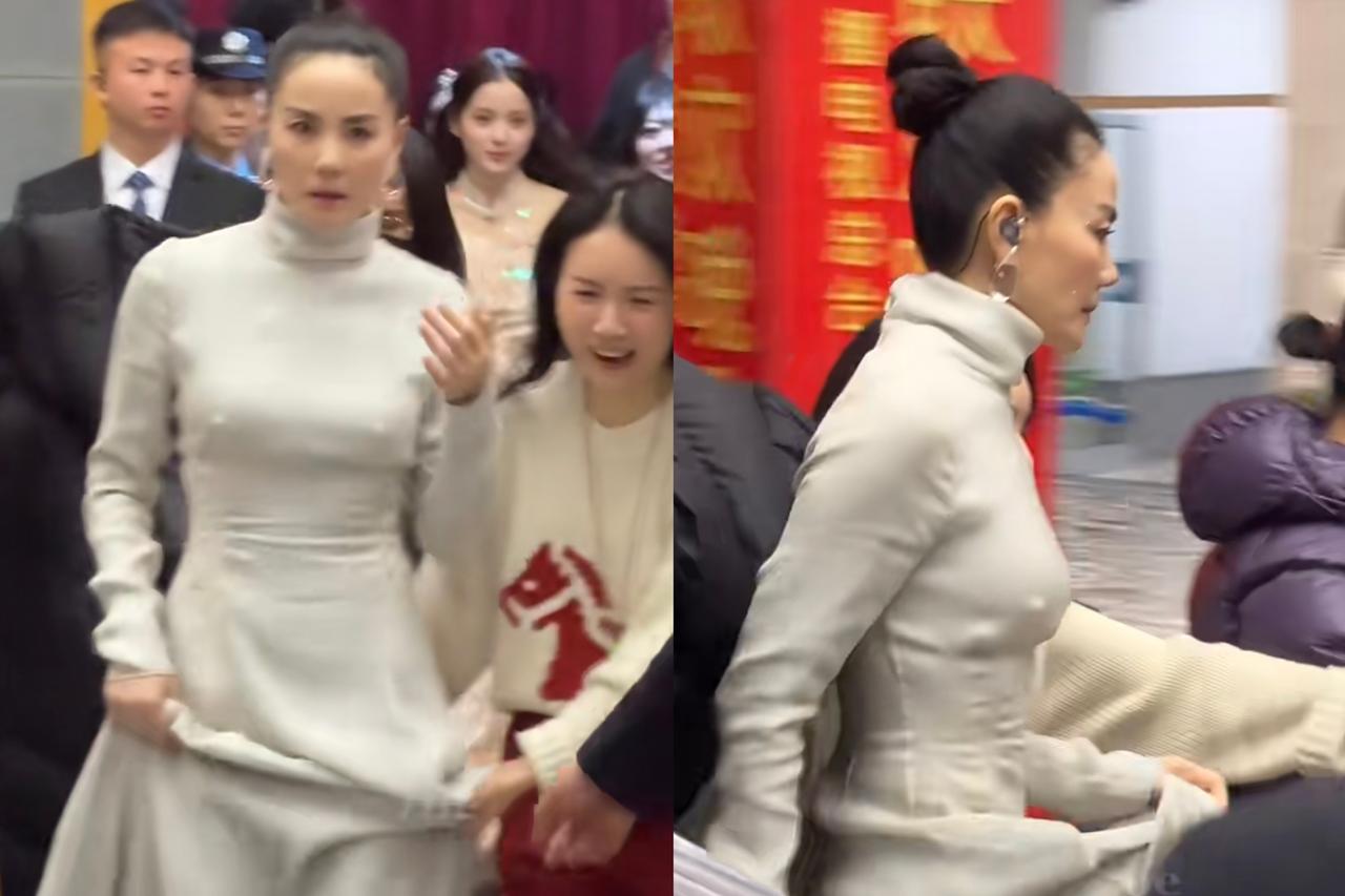 昨晚王菲唱的歌我不做评价，毕竟我不是专业的，但她衣服的胸前是怎么个回事呢？看着多