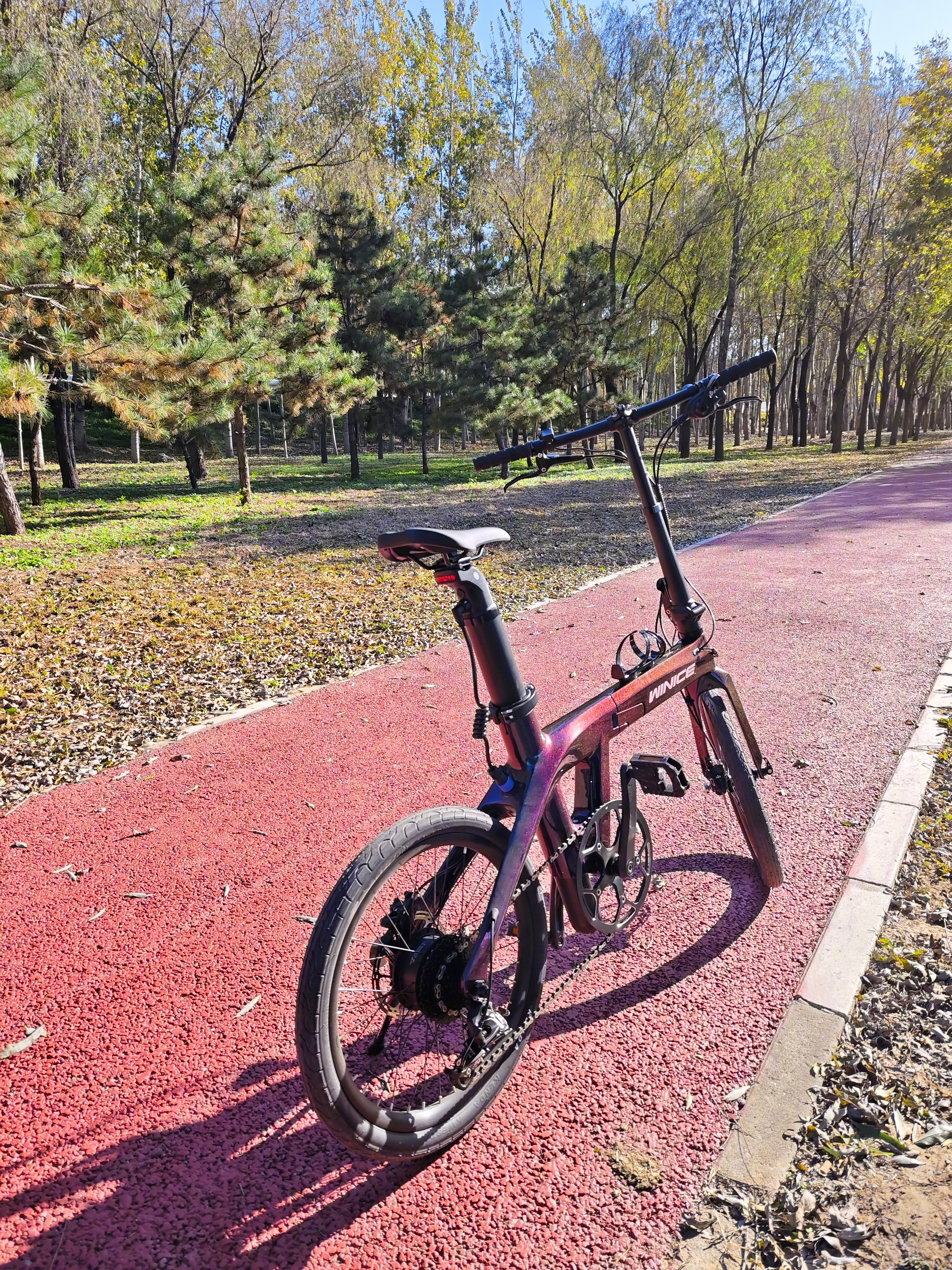 今天北京天气好，第一次骑行干了50公里，没有电助力还真可能坚持不下来。感觉折