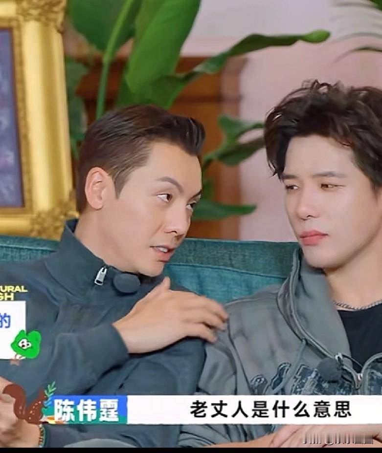 节目里陈伟霆问王安宇：“老丈人是什么意思？”王安宇回答：“就是你老婆的爸爸