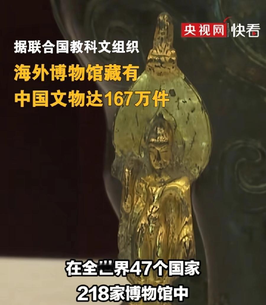 海外公立博物馆中国文物有多少？联合国教科文组织权威统计，全球47个国家、200多
