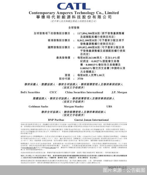 宁德时代冲刺今年全球最大IPO, 九成募资“出海”扩盘