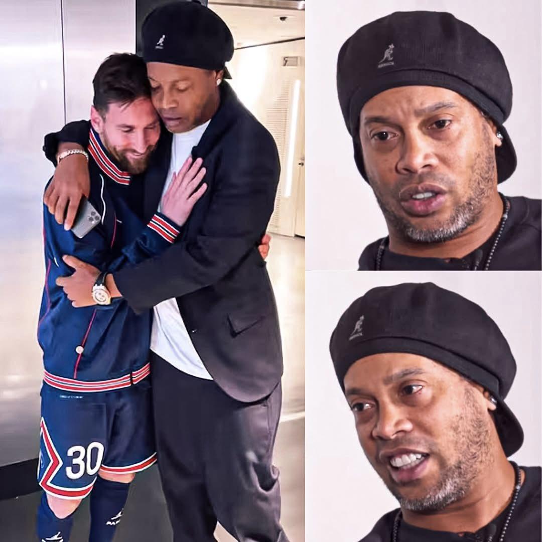 罗纳尔迪尼奥谈莱昂内尔·梅西：“当梅西还在巴黎，在欧冠联赛中对阵曼城时，我在