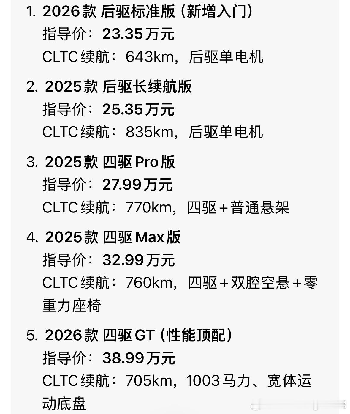 两台外表很像的车，小米 YU7 和智界 RX，价格差距很大了，此外华为...