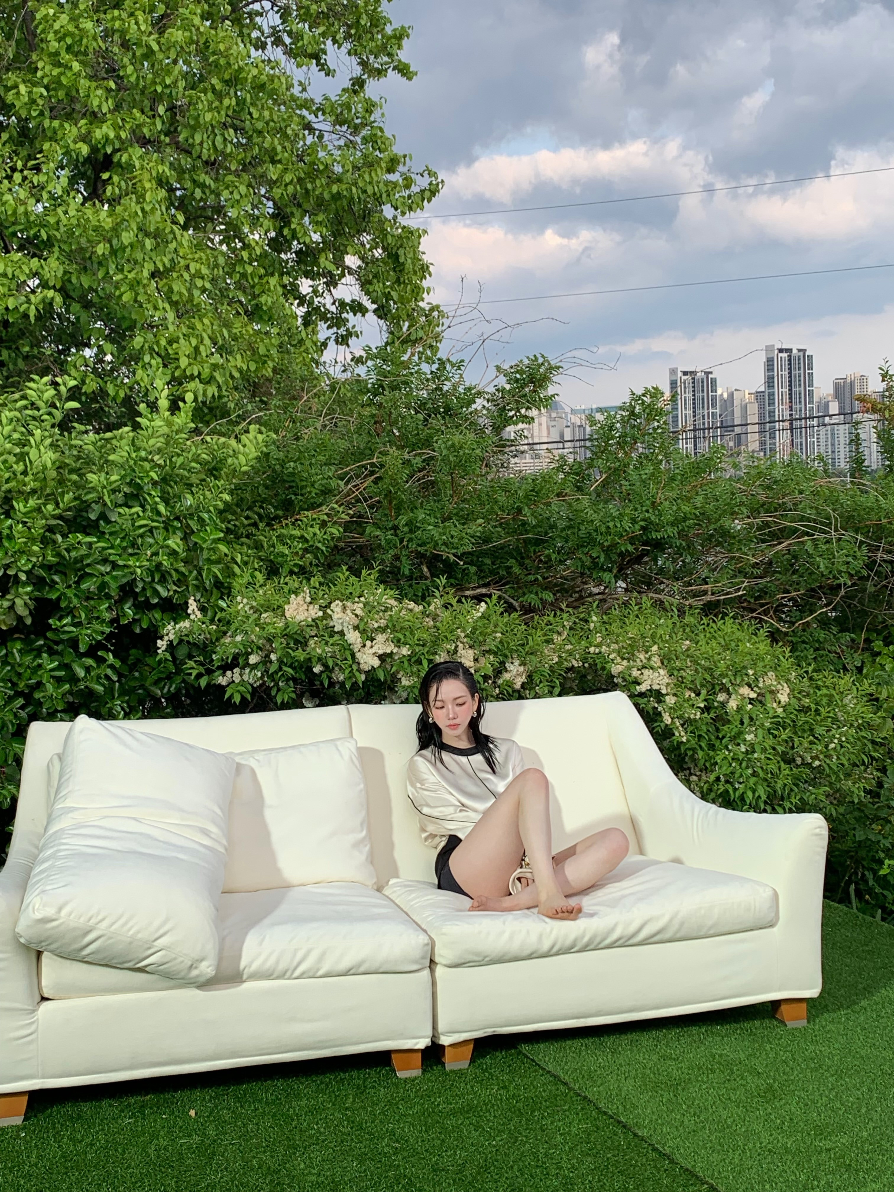 柳智敏穿搭基础身材就不基础柳智敏腿型