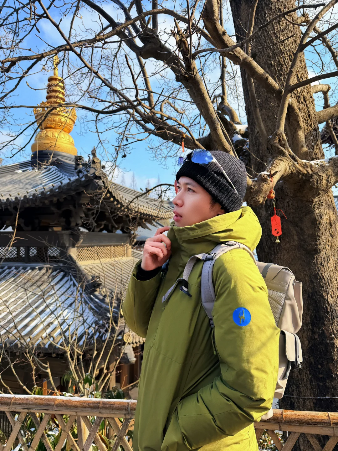 径山寺下雪，又是一年登高祈福