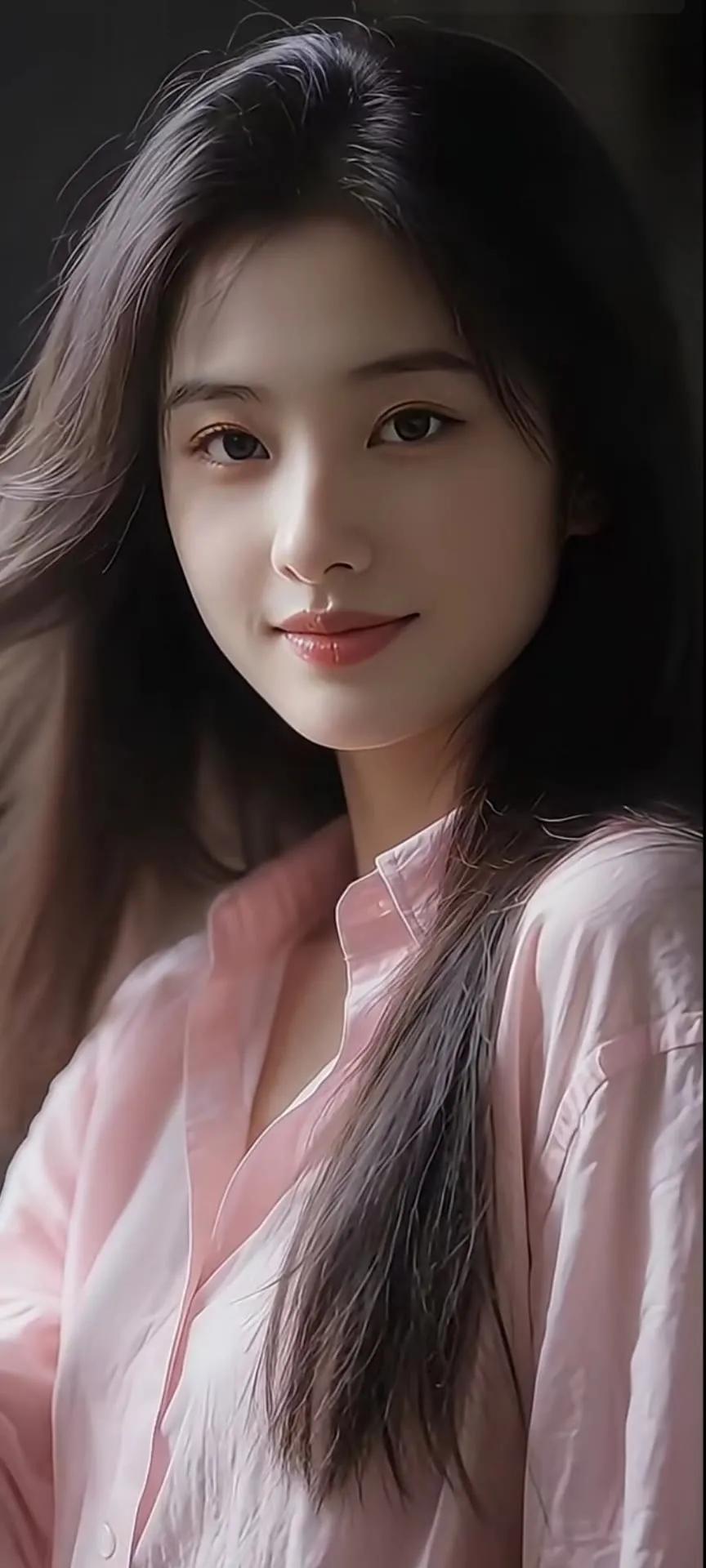 温柔粉嫩，少女心满满，甜美可人！街拍