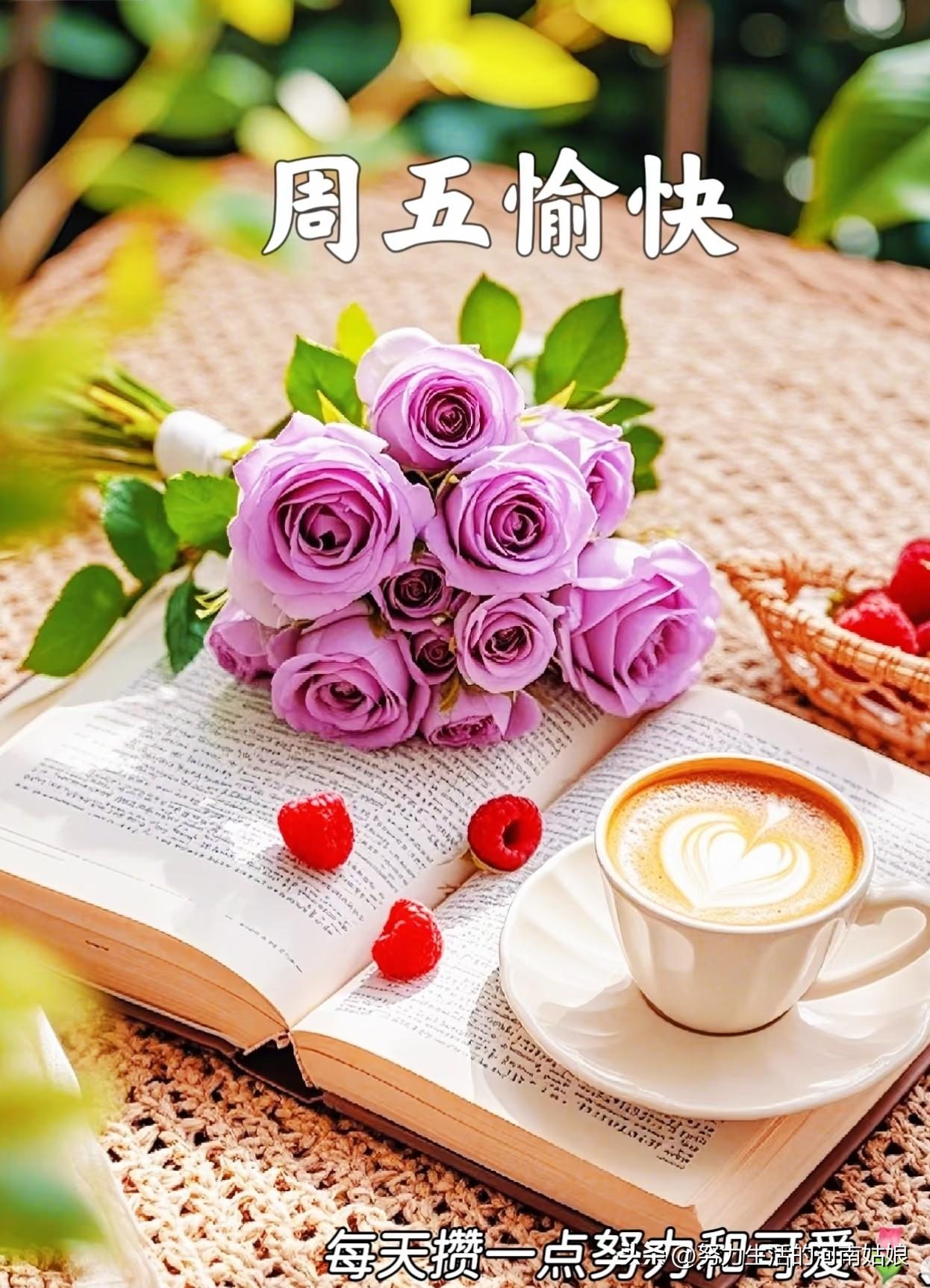 周五早上好🌤转眼又到周五，熬过最后的工作日。秋凉日渐明显，早晚记得多加件衣服