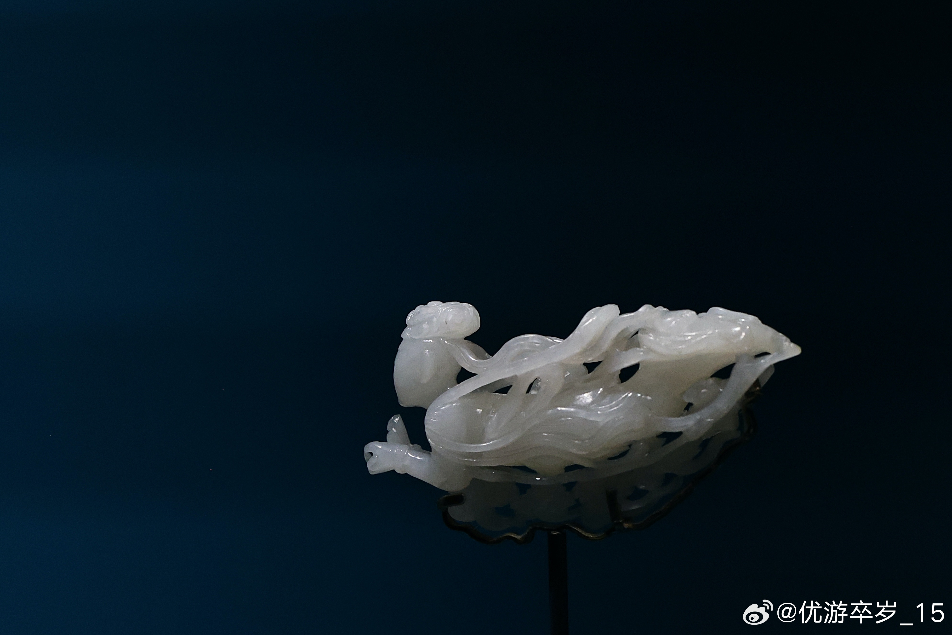 我的2026上海博物馆玉器馆，这尊唐代飞天是无论如何不能错过的。长仅7.1厘米