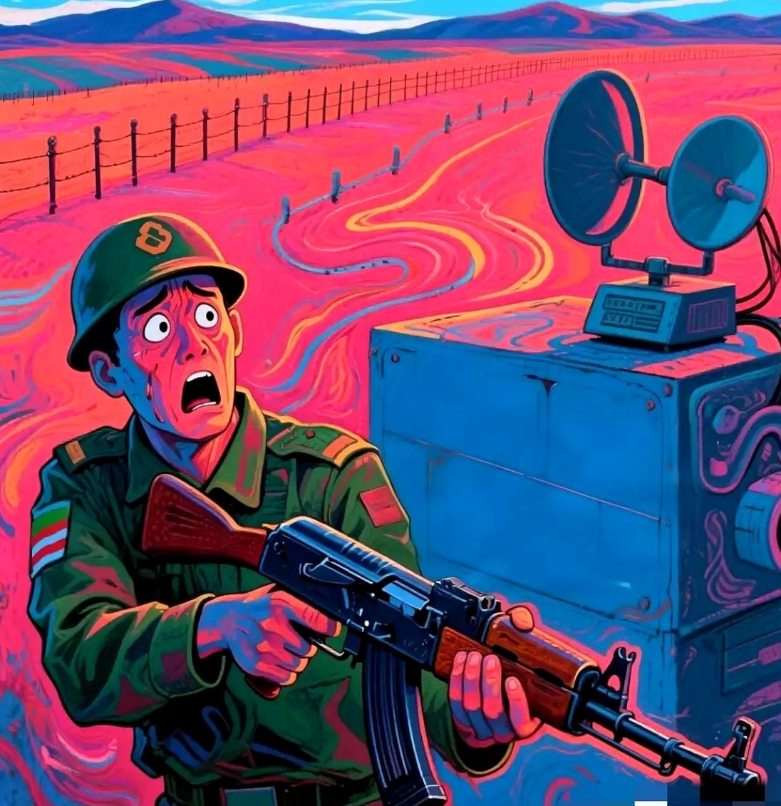 韩国这回可真是闹了个国际大笑话！就因为一个毛手毛脚的新兵蛋子，差点把三八线两边的
