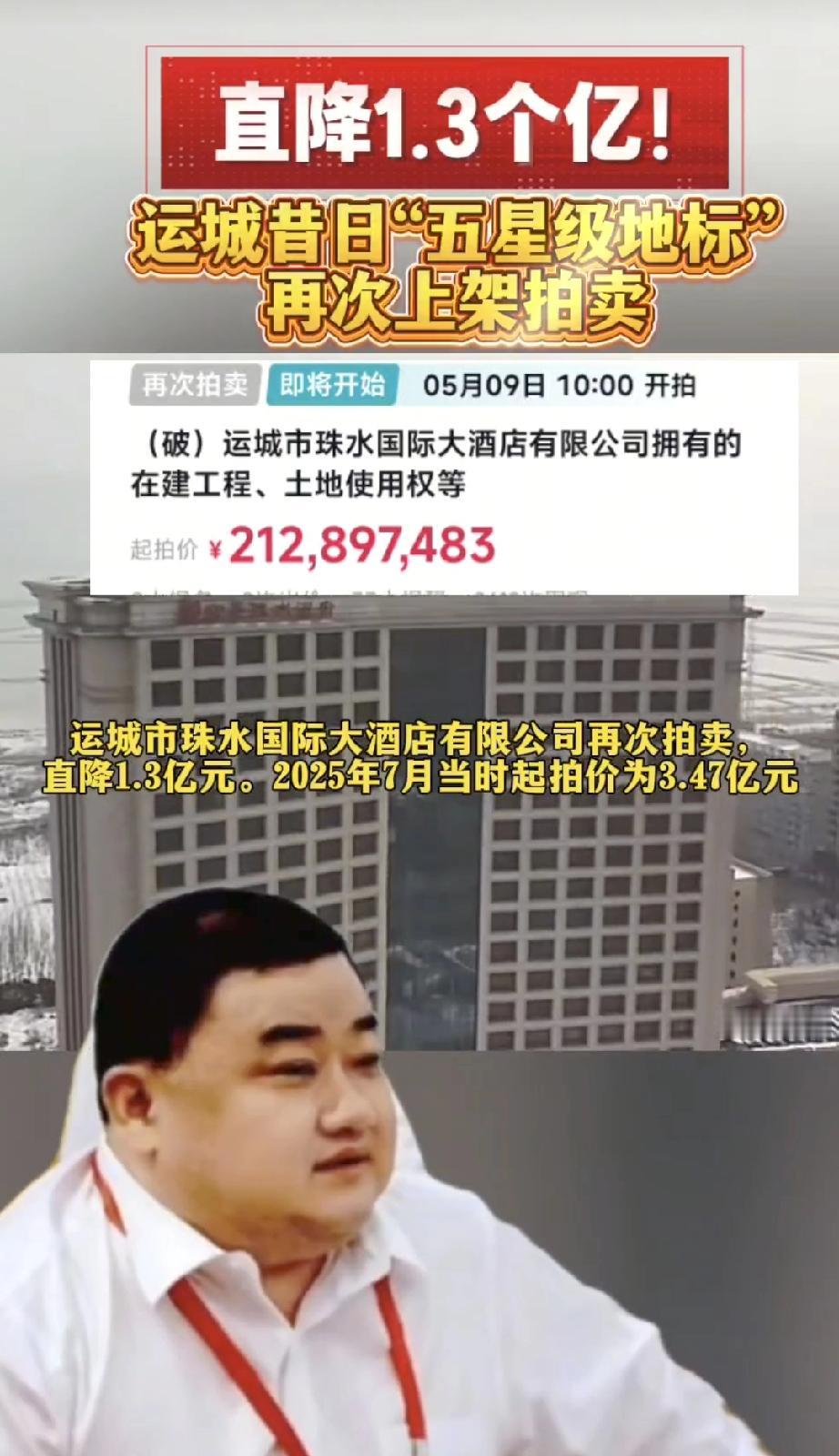 不得不说这个运城珠水大酒店！这个曾经投资5个多亿的大酒店变成了烂尾工程！一烂