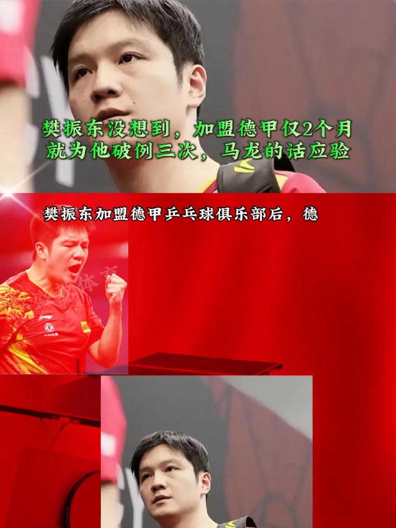 樊振东加入德甲，双向奔赴！想打球，珍惜人才，惺惺相惜，对于樊振东新征途，德甲是