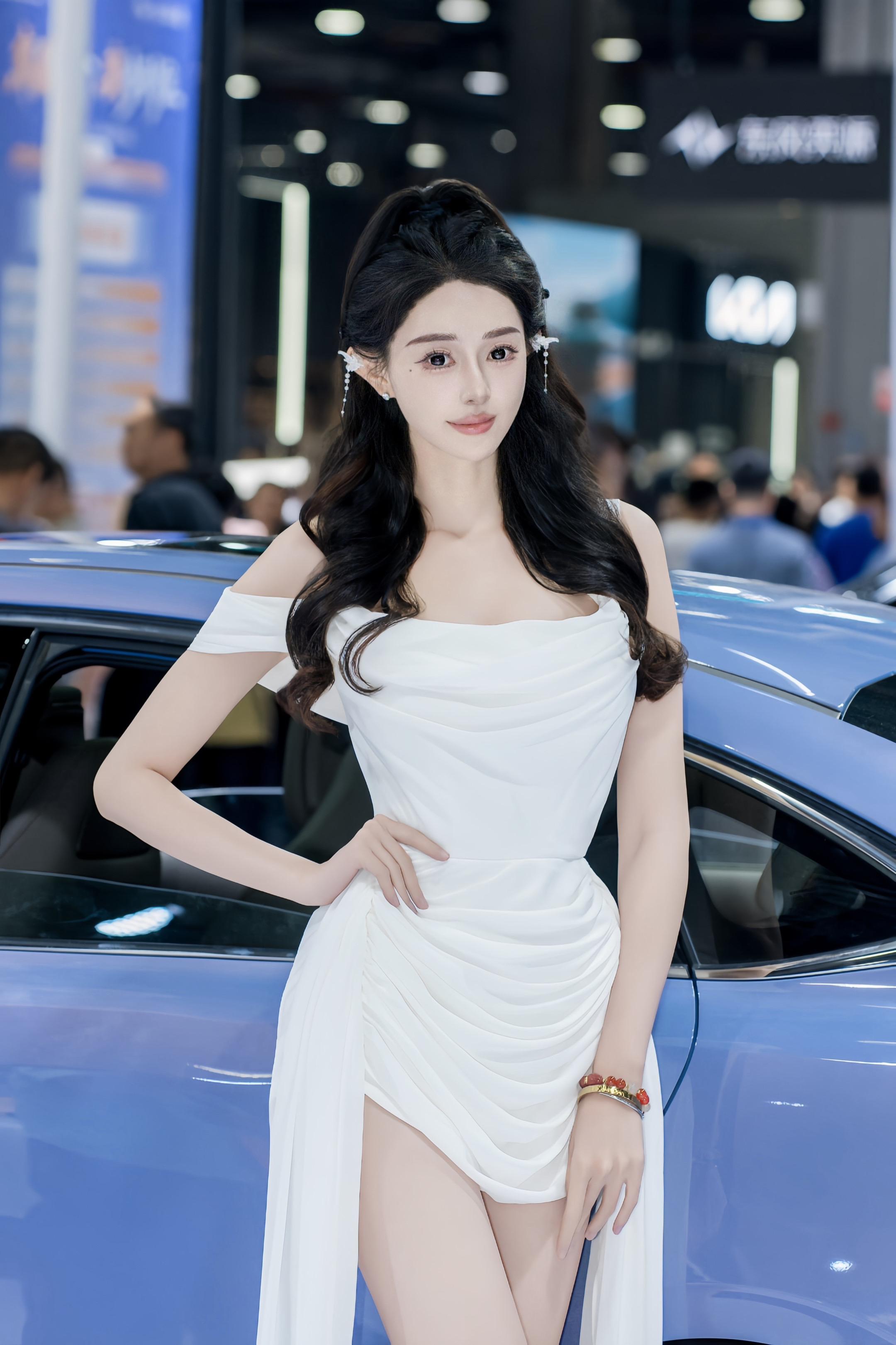 车展现场 车展模特 美女车模 车模 车模小姐姐