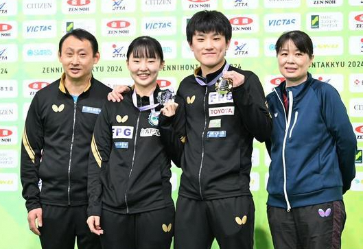 张本美和入川征战乒超张本智和剑指日本T联赛冠军