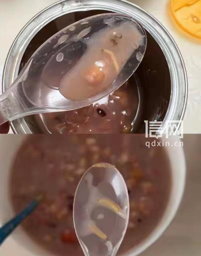 “太恶心了！”河北，男子家在春节期间收到一箱某品牌八宝粥，谁知，在食用时，居然发