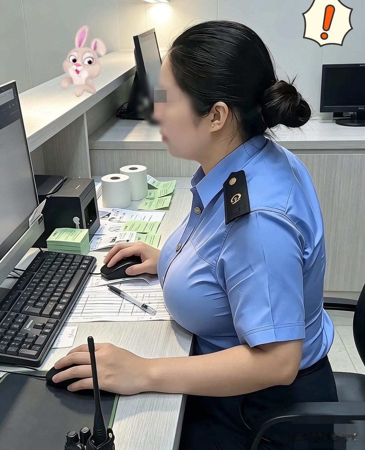 一张铁路女工的工作照突然火了，全网都在盯着她的身材起哄，可谁注意到她手边那台对讲