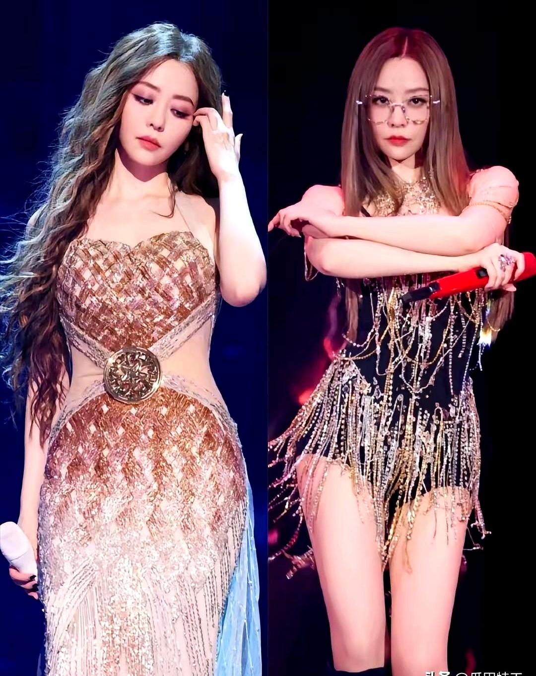 张靓颖在演唱会上“不笑”？原来是医美恢复期！她自己都忍不住自嘲是“不笑女”。