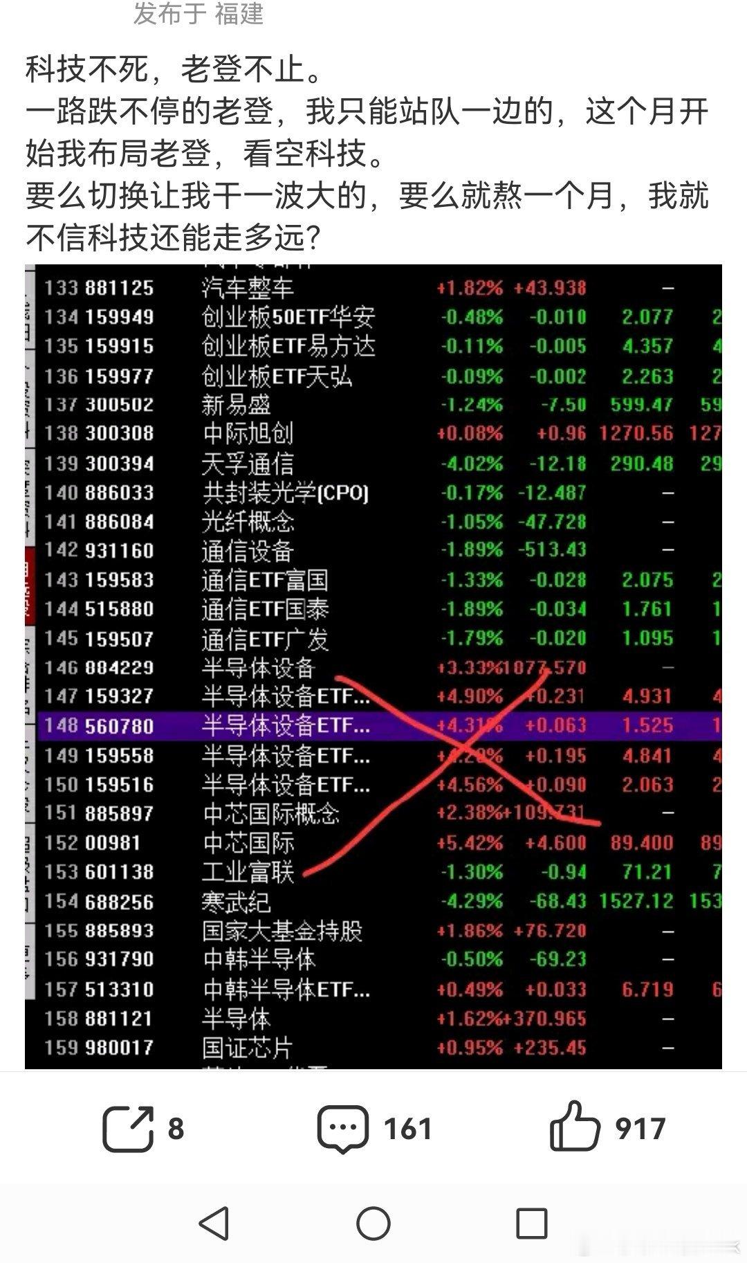 科技不死，老登不起，科技死了，老登也未必起来。我不看多科技，同时也不看多老登，当