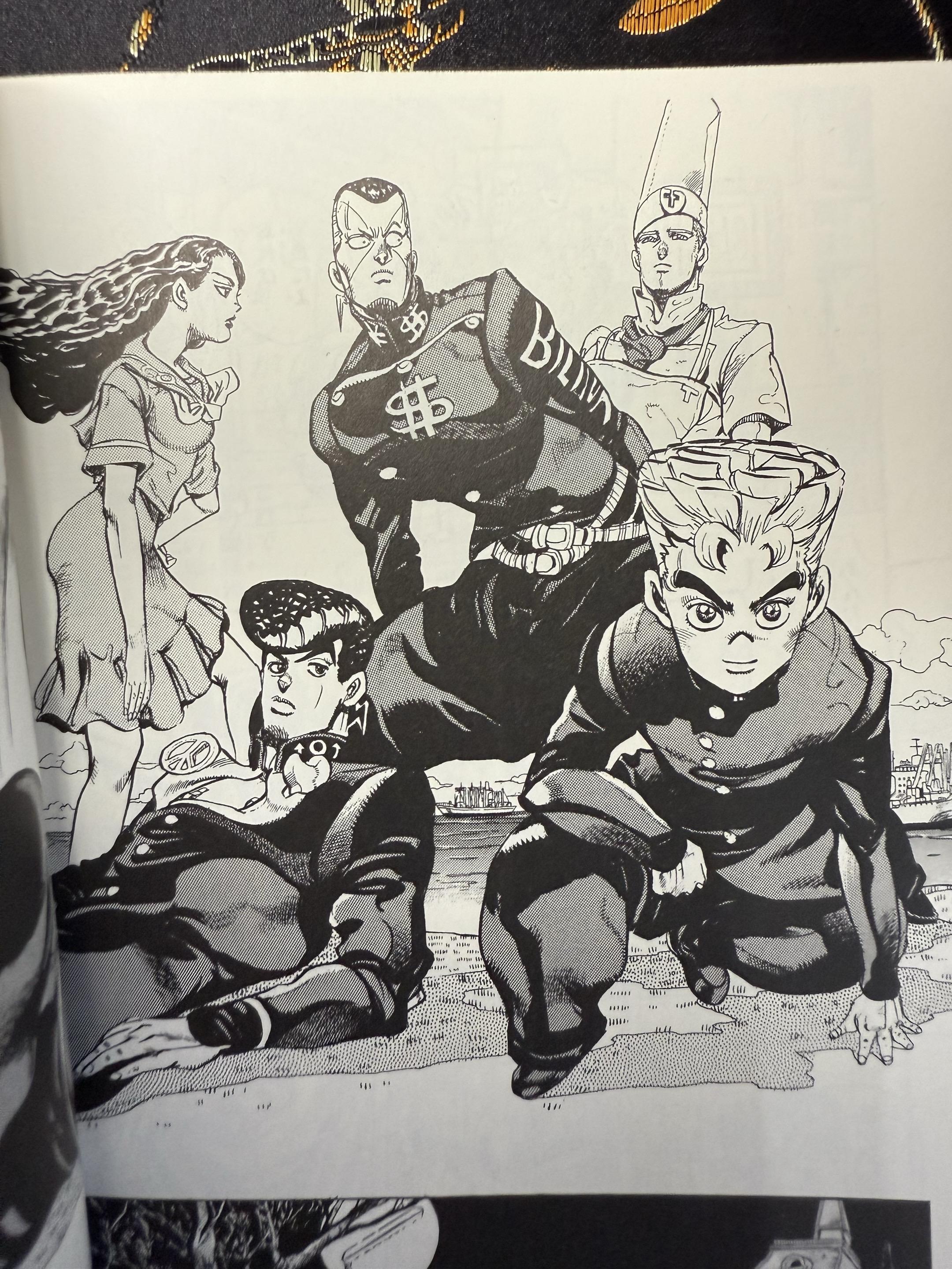 关于漫画。绘画笔记 最近手机里最多的就是《疯狂钻石》这一部的照片了，这...