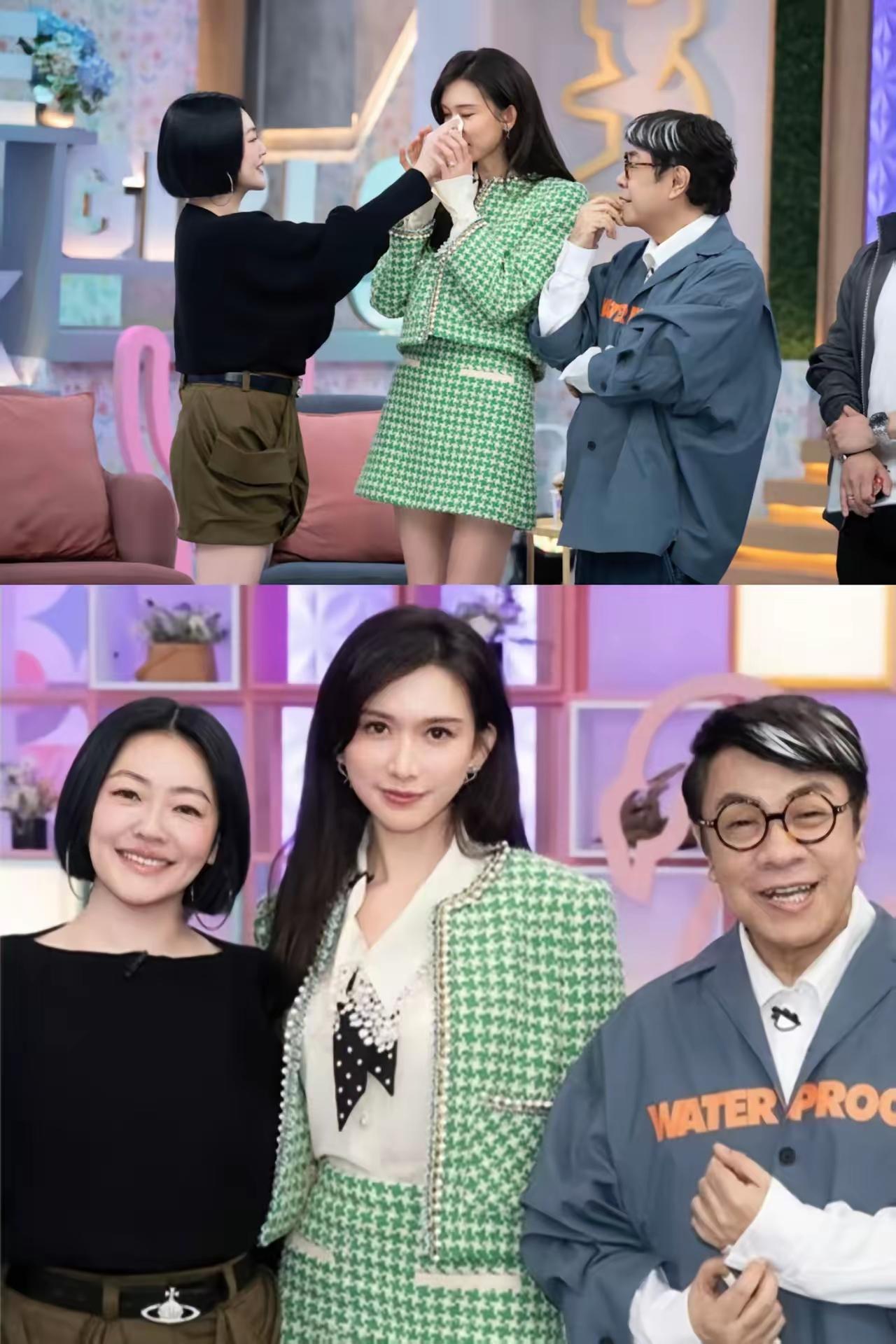 小S复出主持，第一位嘉宾就请了林志玲。这边曾经的“台湾第一美女”萧蔷在浪姐7