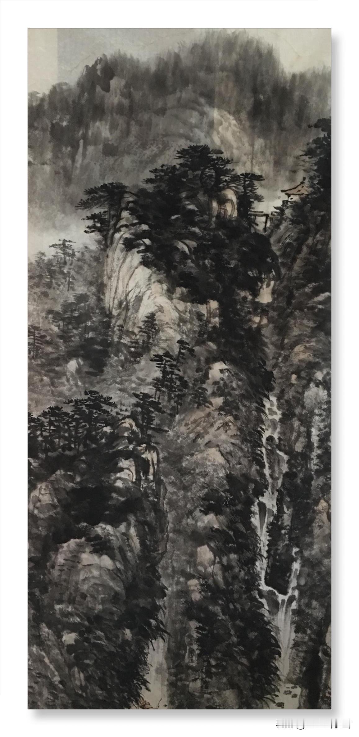 晒出你最好看的国画作品国画山水风光
