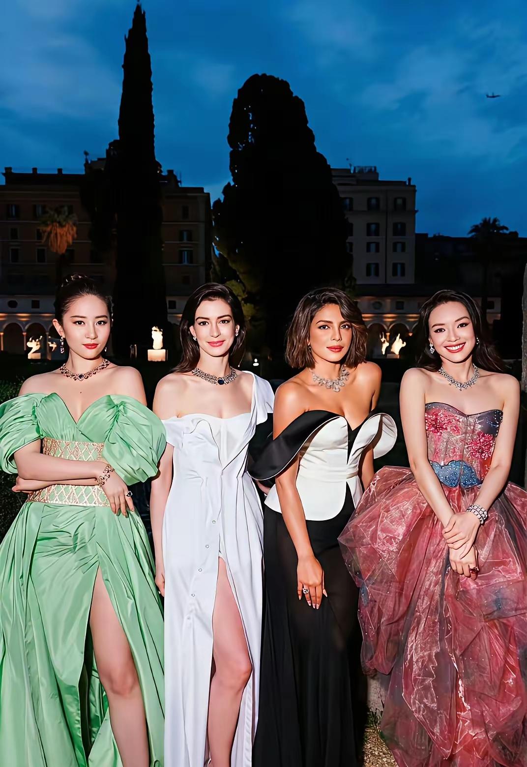 谁也不要和刘亦菲同框，简直是自找苦吃，连舒淇都讨不到半点便宜！