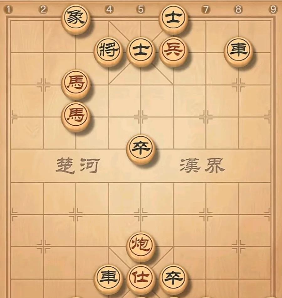 高难度四步就可以绝杀的棋，几个业九的棋友都思考了三分钟以上，这就是双马的灵活运用