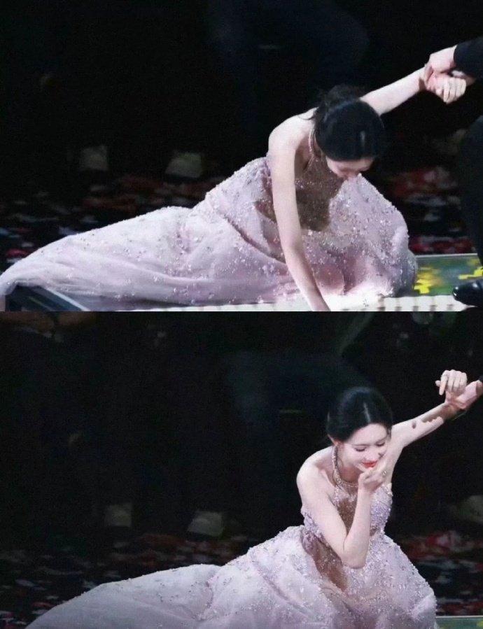 摔出来美丽神图了，孟子义一定会越来越的，向全世界宣布晚安和爱你＃