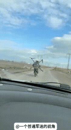 骑着心爱的小摩托背上乌克兰的无人机:一名俄士兵在战场上捡到了好东西画面中显示一
