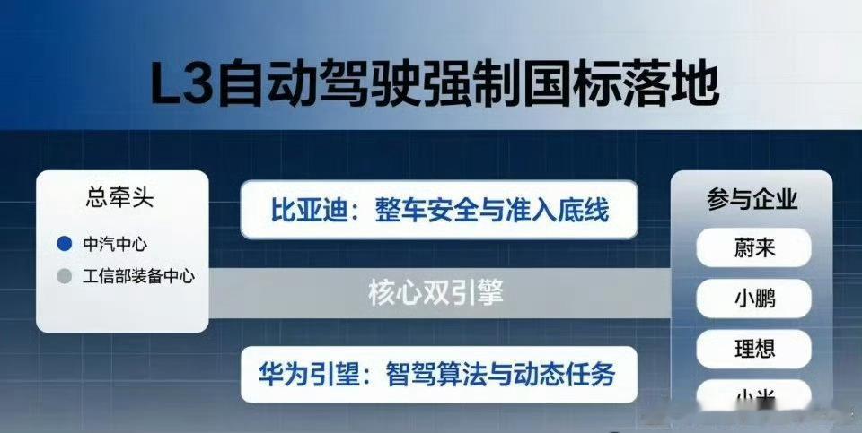 据说这是L3自动驾驶强制国标制定的过程是不是有点意思啊？汽场全开大v聊车新能源
