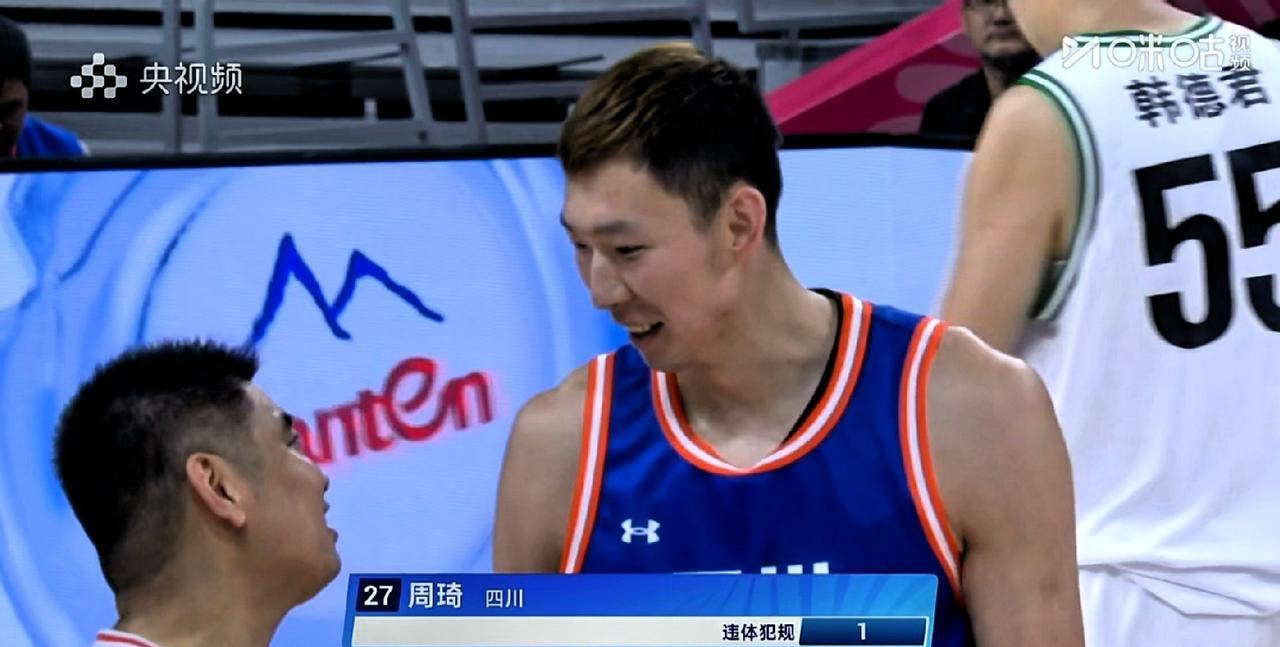 周琦打赢了“要，120万奖金”保卫战！全运会铜牌战，异常卖力气，四川队支付20％