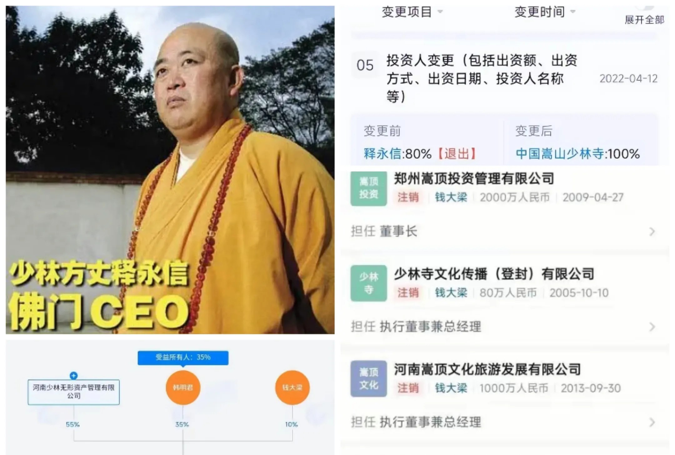 难道三年前就有预感？2022年4月，刚被曝出“少林寺4.52亿买地”的事
