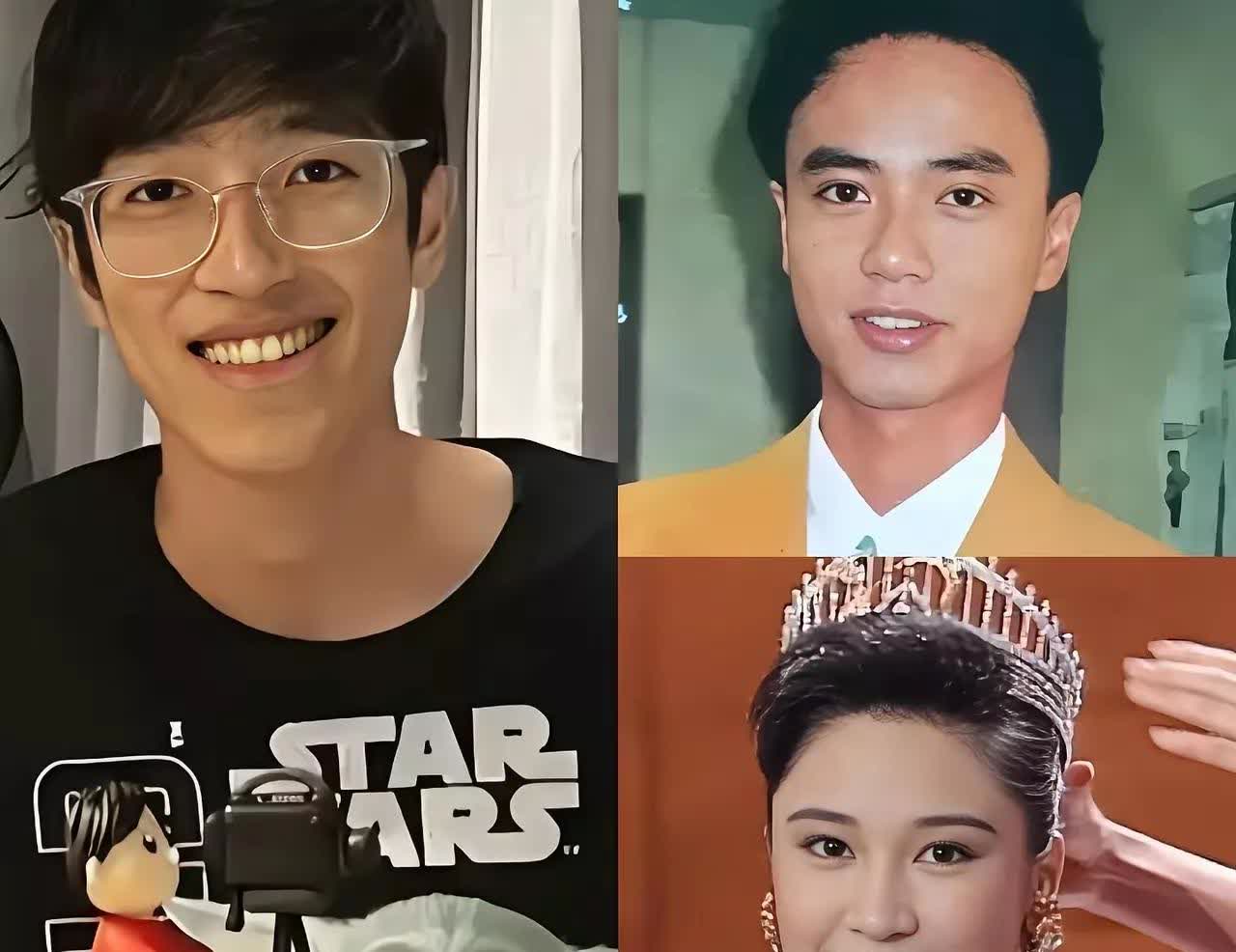 李克勤和卢淑仪这基因，简直是开了挂！看他俩的娃，眉眼像爸爸带点英气，笑起来