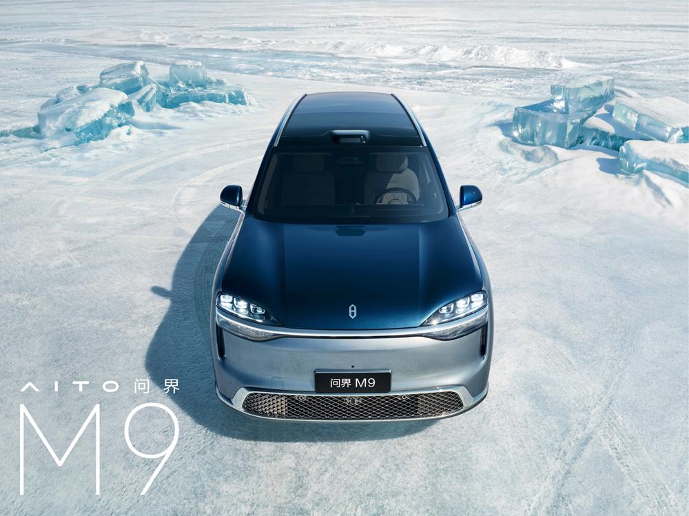 全新一代问界M9外观焕新，双拼新色尽显豪华气场全新一代问界M9这次在设计上的动