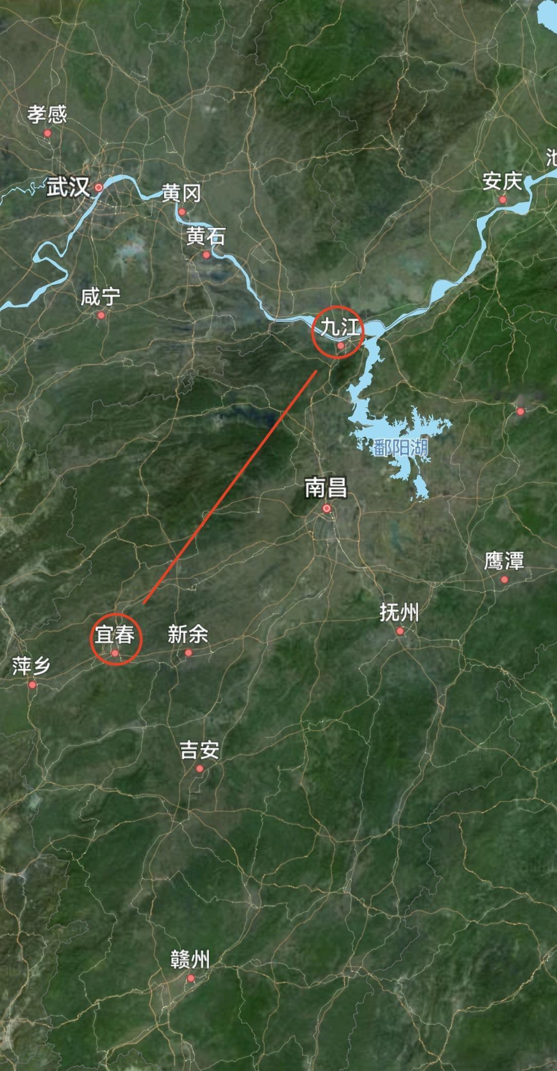 江西，从九江（外向型）2到宜春（资源型）1是拔提用重吗？九江凭借江西唯一通江达