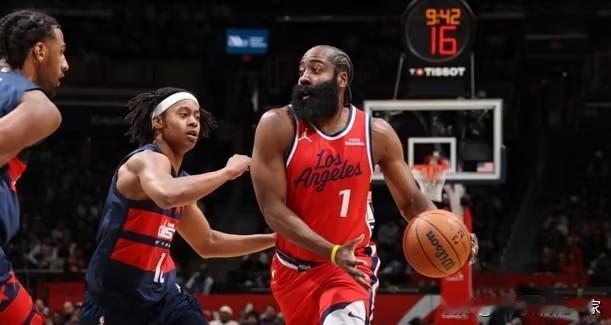 哈登今日再创里程碑！对阵奇才砍下20+后，他已连续15个赛季总得分突破1000分