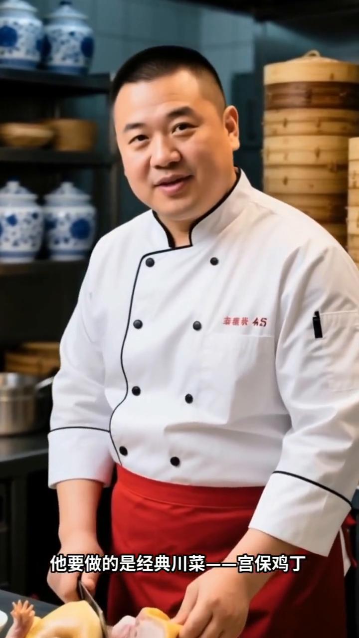 百大厨神集合啦！今年年夜饭，他们要各显神通做一道拿手菜。·第一位是四川来的张师