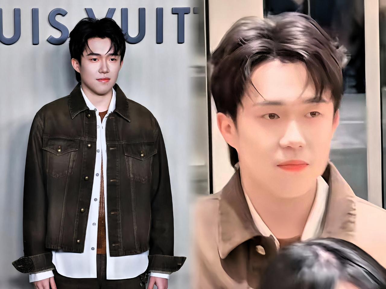 王楚钦LV活动生图终于来了！衣架子身材真不是吹的，这一身美拉德色系直接封神了