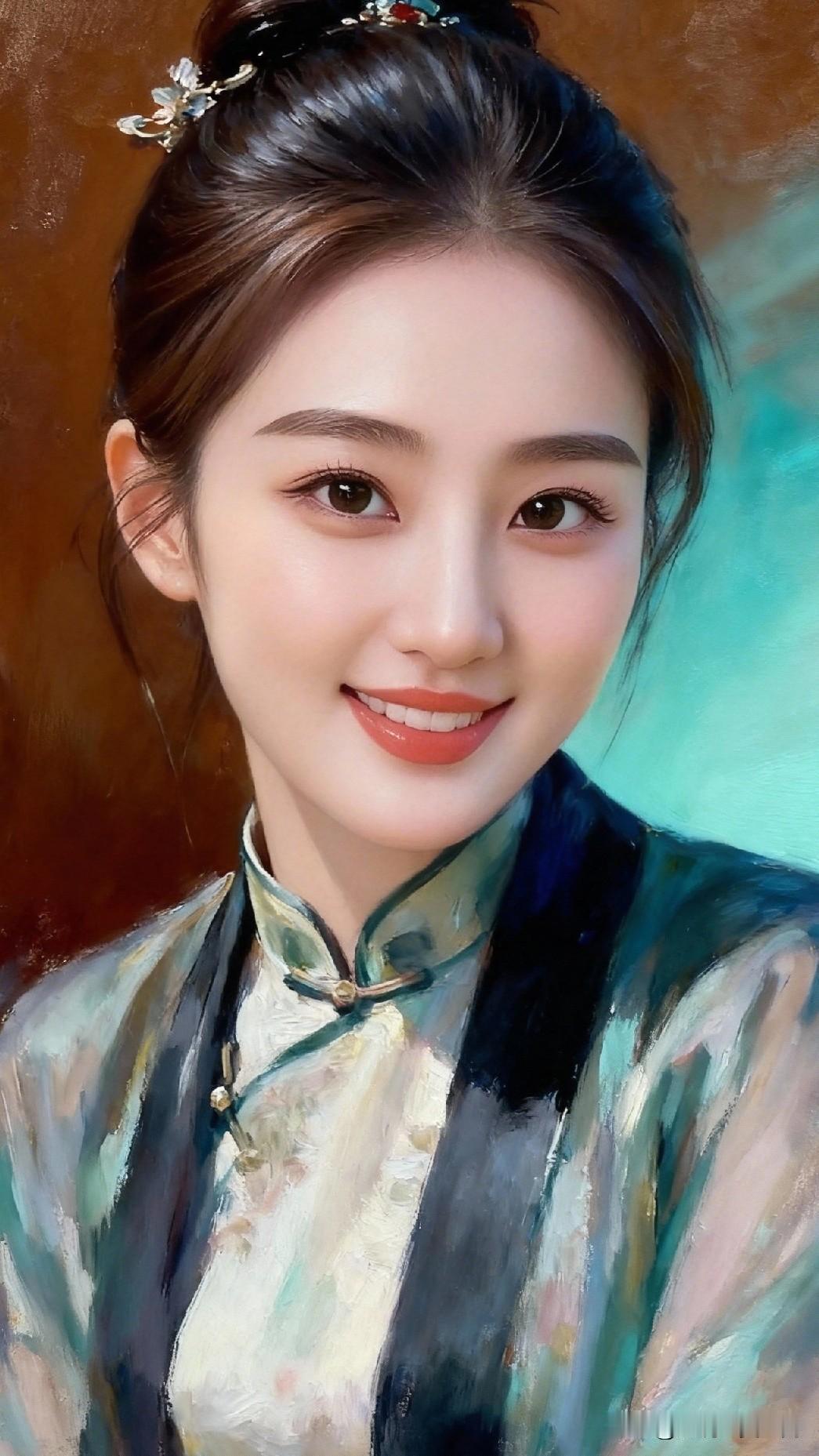 画中美人笑，岁月静好时。用镜头分享美好的生活东方美人，古韵悠长，韵味十足！